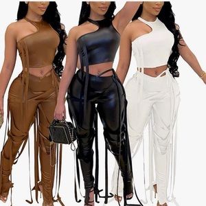Two piece long string set